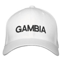 GAMBIA HAT embroidered hats