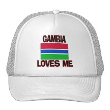 Gambia Loves Me Mesh Hats
