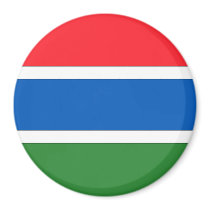 Gambia Refrigerator Magnets
