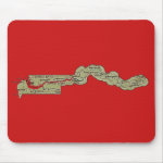 Gambia Map Mousepad