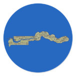 Gambia Map Sticker