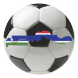 Gambia national team round sticker