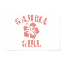 Gambia Pink Girl posters by repofcountries Gambia Pink Girl posters