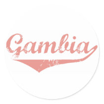 Gambia Revolution Style Sticker