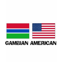 Gambian American t-shirts by flagshirt Gambian American t-shirts