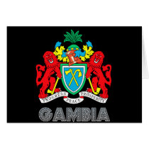 Gambian Emblem cards by FlagStore Gambian Emblem cards