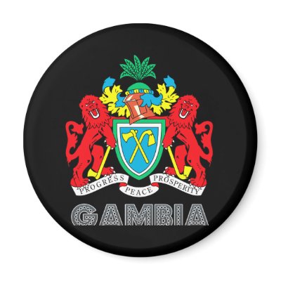 Gambian Emblem Magnets by FlagStore