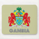 Gambian Emblem mousepads