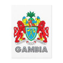 Gambian Emblem postcards
