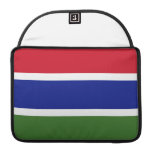 Gambian Flag macbook sleeves