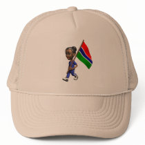 Gambian Girl hats by worldtees Gambian Girl hats