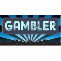 Gambler Marquee photo sculptures by itsallhot Gambler Marquee photo sculptures