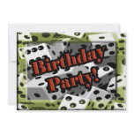 Gamblers Dice Birthday Party Invitation