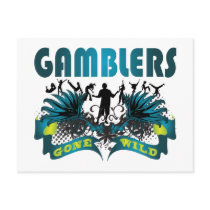Gamblers Gone Wild postcards by busybrain Gamblers Gone Wild postcards