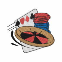 Gambling embroidered shirts by ZazzleEmbroidery Gambling embroidered shirts