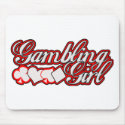 Gambling Girl mousepads by BoogieMonst Gambling Girl mousepads