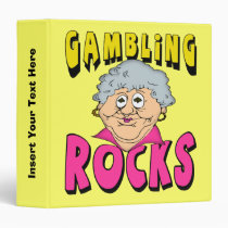 Gambling Rocks Avery Binder binders