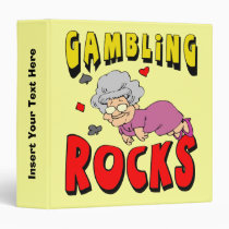 Gambling Rocks Avery Binder binders