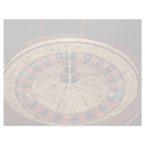 Gambling, roulette personalized letterhead