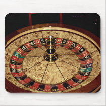 Gambling, roulette mouse pads