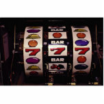 Gambling, slot machines photo cutouts