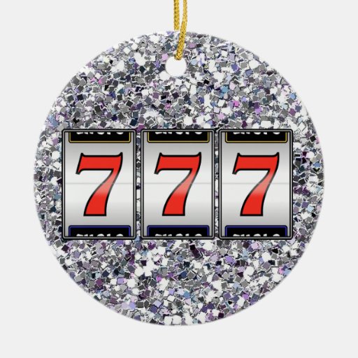 Gambling Vegas DoubleSided Ceramic Round Christmas Ornament Zazzle