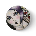 Gambling with Death badge Pin