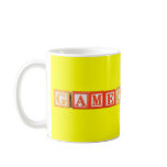 Game Changer Building Block Letters mugs
