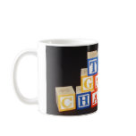 Game Changer Building Block Letters mugs