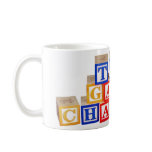 Game Changer Building Block Letters mugs