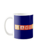 Game Changer Building Block Letters mugs