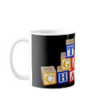 Game Changer Building Block Letters mugs