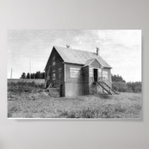 Game Commission House on Kodiak Posters