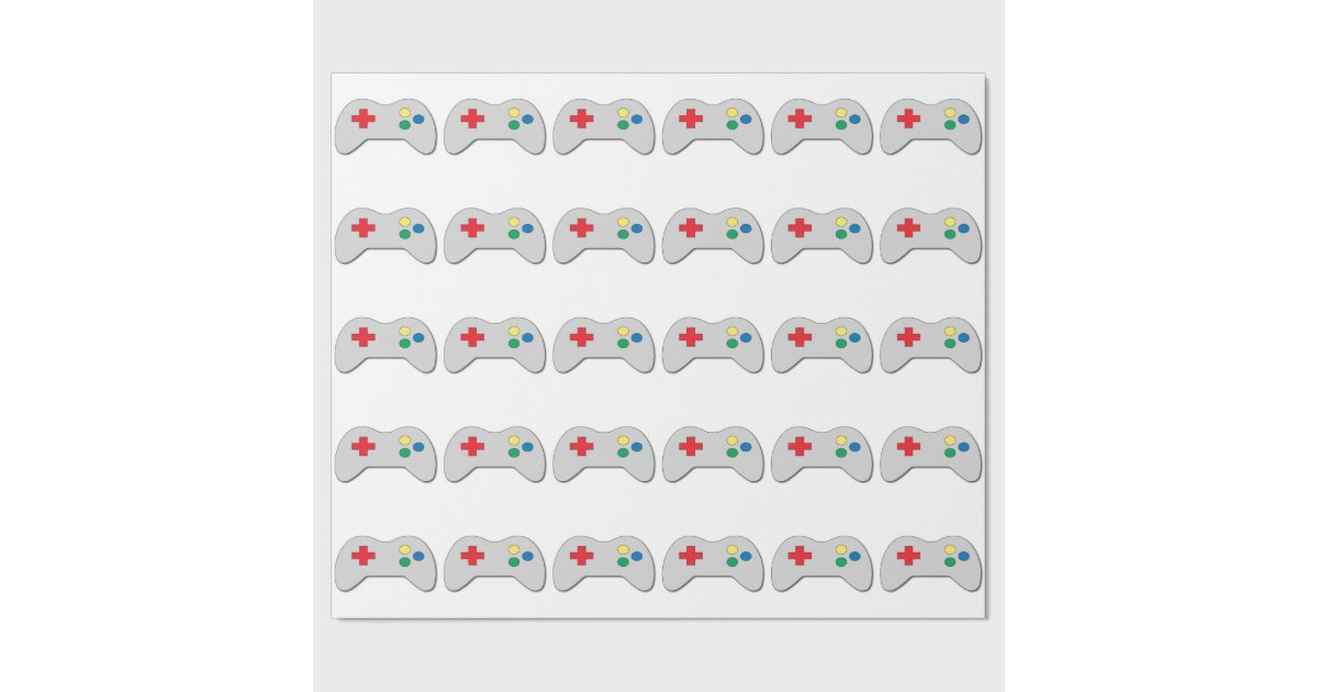 Game Controller Wrapping Paper Zazzle