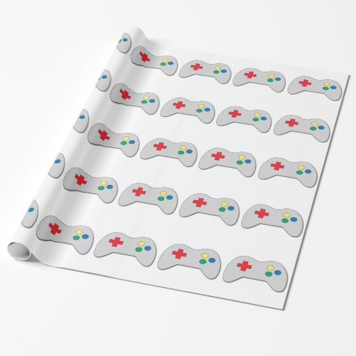 Game Controller Wrapping Paper Zazzle