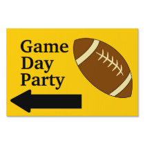 Game Day Party Football Fan Customizable Sports yard signs