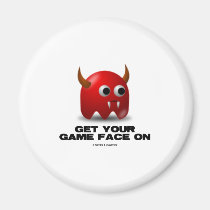 Game Face Devil (Retro Avatar) magnets