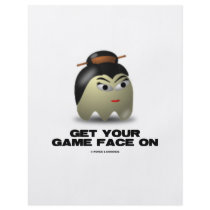 Game Face Geisha (Retro Avatar) flyers
