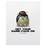 Game Face Geisha (Retro Avatar) Letterhead Design