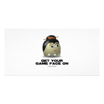 Game Face Geisha (Retro Avatar) photo cards