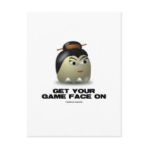 Game Face Geisha (Retro Avatar) Postcard