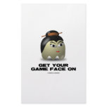 Game Face Geisha (Retro Avatar) Custom Stationery