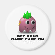 Game Face Punk (Retro Avatar) magnets