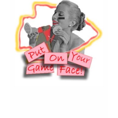 Game Face T-shirt by greuscher