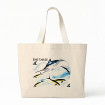 Game Fishing Jumbo Bag by FoleyArt Game Fishing Jumbo Bag