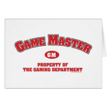 Game Master cards by gamingdepartment Game Master cards