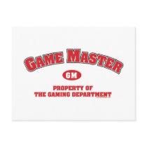 Game Master postcards by gamingdepartment Game Master postcards