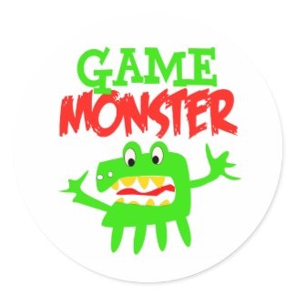 Game Monster sticker