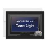 Game Night, Plasma Video Gaming Party Invitation