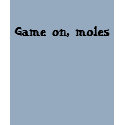 Game on, moles t-shirts
